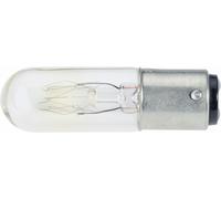 Barthelme 00100018 Petite ampoule tubulaire 24 V, 30 V 6 W, 10 W BA15d clair