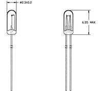 Barthelme 21616300 Ampoule spéciale clair T 3/4 WT 16 V 30 mA 1 set