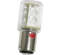 Barthelme 52160215 Ampoule LED blanc BA15d 24 V/DC, 24 V/AC 20 mA 22 lm