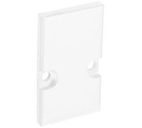 Barthelme 62399110_9010 BARdolino Set d'embouts de fermeture aluminium (L x l x H) 3 x 18.4 x 30 mm 2 pc(s)