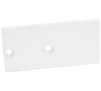 Barthelme 62399536_9010 BARdolino Muro Set d'embouts de fermeture aluminium (L x l x H) 2 x 18.4 x 37.3 mm 2 pc(s)