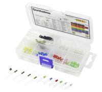 Barthelme Assortiment de LED blanc froid, blanc chaud, jaune, bleu, rouge, vert rond 3 mm