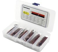 Barthelme Assortiment de LEDs rouge, bleu, vert, jaune, ambre, blanc froid 50 mcd, 100 mcd, 250 mcd, 300 mcd 120 ° 20 mA 2 V, 3 V