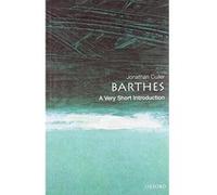 Barthes, Very Short Introductions Jonathan Culler (Auteur)