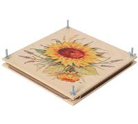 Bartl 111558 Presse à fleurs géante en bois 30 x 30 cm Multicolore Qualité supérieure Fabriqué en Allemagne