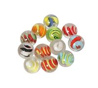 Bartl 111710 Spirale 25 mm Lot de 12 billes décoratives en verre pour décorer