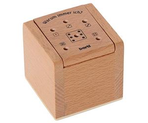 Bartl 1479 jeux de dés " Pourquoi immer moi ?" avec fermeture magnétique bois Jeu de voyage