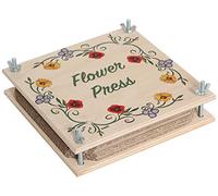 Bartl Presse à Fleurs en Bois 19 cm x 19 cm Multicolore - Flower Press.
