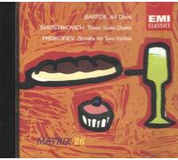 Bartok - 44 duos - Chostakovitch - 3 duos / Perlman, Zukerman, Sanders - CD