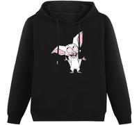 Bartok Anastasia Cartoon Movie Hoody Unisex Ptinted Hoodies Long Sleeve Men's Hooded with Pocket Black XL