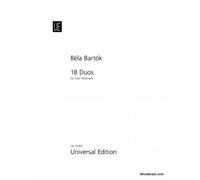 BARTOK B. - 18 Duos - 2 Violoncelles