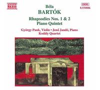 Bartok, B. - Rhapsodies 1 & 2 / Quintette pour piano