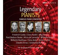 Bartok / Beethoven / Brahms - Legendary Pianists - Famous Piano Concertos [Compact Discs]