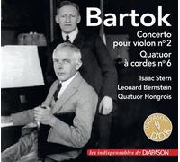 Bartók : Concerto pour violon Numéro 2 / Quatuor à cordes Numéro 6 CD