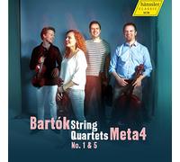 Bartók : Quatuors À Cordes N° 1 et 5. Meta4.