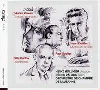 Bartók, Veress, Dutilleux : Oeuvres pour Cordes, Piano et Percussions. Holliger