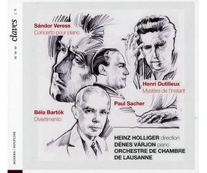 Bartók, Veress, Dutilleux : Oeuvres pour Cordes, Piano et Percussions. Holliger
