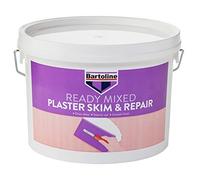 Bartoline Ready Mixed Plaster Skim And Repair 5L, enduit Facile à Appliquer pour la Réparation des Murs et des Plafonds