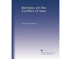 Bartolus on the Conflict of laws