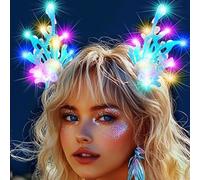 BARTOSI Lot de 2 barrettes à cheveux lumineuses à LED phosphorescentes pour femmes et filles