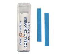 Bartovation chlorure de cobalt et de l'humidité de détection d'humidité papier test [flacon de 100 bandelettes]