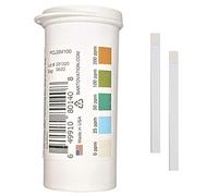 Bartovation restaurant chlore sanitizer bandelettes de test en plastique, 0-200 ppm [évacuant l'humidité flacon de 100 bandes]