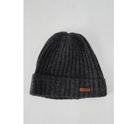 Barts Haakon Turnup, Béret Homme, Gris (Charcoal 0021), Taille Unique (Taille Fabricant: UNI)