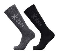 Barts Basic Skisock 2 Pack, Chaussettes de sport Homme, Multicolore (0019/Anthracite & Nero 019d), Taille unique (Taille fabricant: 5)