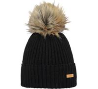 Barts - Bonnet à pompon - Augusti Beanie Black en Laine - Noir Noir