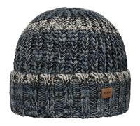 Barts Bonnet Beanie Akotan Femme/Homme - pour l'hiver a Revers avec Revers, Doublure Hiver Automne-Hiver - Taille Unique Bleu