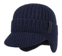 Barts Bonnet Beanie Duncin Bonnet pour l'hiver (Taille Unique - Bleu foncé)