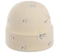 Barts Bonnet Beanie Vinson Poodle Bonnet à Revers (Taille Unique - Blanc crème)