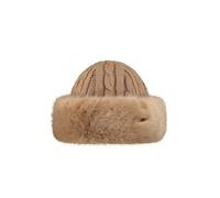 BARTS - Bonnet de ski - Bonnet Fourrure Fur Cable Light Brown - unisex