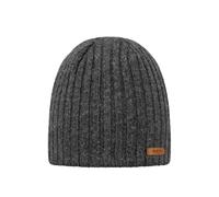 Barts Bonnet Haakon Lambswool Bonnet pour l'hiver Bonnets décontractés (Taille Unique - Anthracite)
