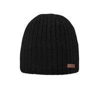 Barts Bonnet Haakon Lambswool Homme - pour l'hiver Bonnets decontractes avec Doublure Hiver Automne-Hiver - Taille Unique Noir