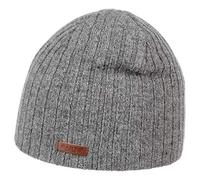 Barts Bonnet Haakon Lambswool Homme - pour l'hiver Bonnets decontractes avec Doublure Hiver Automne-Hiver - Taille Unique Gris