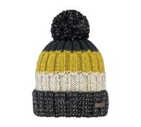 Barts Bonnet Wilhelm avec Revers Femme/Homme - Pompon Bonnets de Ski a Revers, Doublure Hiver Automne-Hiver - Taille Unique Jaune