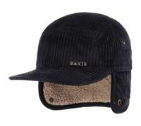 Barts Casquette a Oreillettes Rayner Homme - en Coton de Baseball Velours avec Visiere, Doublure, Bandeau Cuir, Ferme l’Arriere, Cuir Automne-Hiver Hiver
