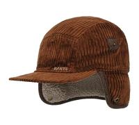 Barts Casquette a Oreillettes Rayner Homme - en Coton de Baseball Velours avec Visiere, Doublure, Bandeau Cuir, Ferme l’Arriere, Cuir Hiver Automne-Hiver - Taille Unique Rouille