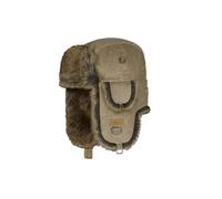 Barts Casquette d'aviateur Rib Bomber Bonnet d'hiver Bonnet en Fourrure Tricot côtelé réglable Chaud