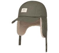 Barts Hafnar - Casquette de baseball - Pour homme - Avec visière - Fermée à l'arrière - Automne-hiver - Automne et hiver, Olive, taille unique
