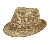 Barts Chapeau en Paille Anjar Trilby Chapeau de Soleil Chapeau de Plage (Taille Unique - Nature)