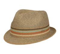 Barts Chapeau en Paille Fluoriet Trilby Homme - de Soleil D'Ete Plage Ete Printemps-ete - Taille Unique Khaki