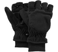 Barts Gants sans doigts en polaire Femme/Homme – doublure Hiver/Automne – 7 HS Noir