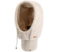 Barts Écharpe avec Capuche Eliess Teddy Hood Bonnet pour l'hiver (Taille Unique - Blanc crème)
