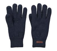 Barts Gants Haakon Lambswool Homme - en tricot avec doigts laine doublure Hiver automne-hiver - S/M bleu fonce