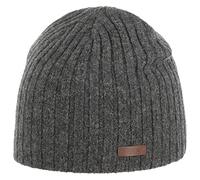 Barts Haakon Beanie, Béret Homme, Gris (CHARCOAL 0021), Taille unique (Taille fabricant: UNI)