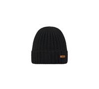 Barts Bonnet à revers Haakon en tricot Taille unique Noir