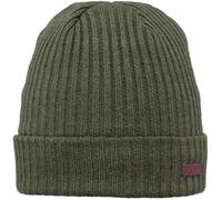Barts Wilbert Turnup Hommes Bonnets Taille unique Vert foncé olive