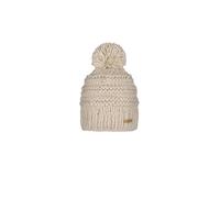 Barts Jasmin Bonnet d'hiver à pompon, beige, taille unique